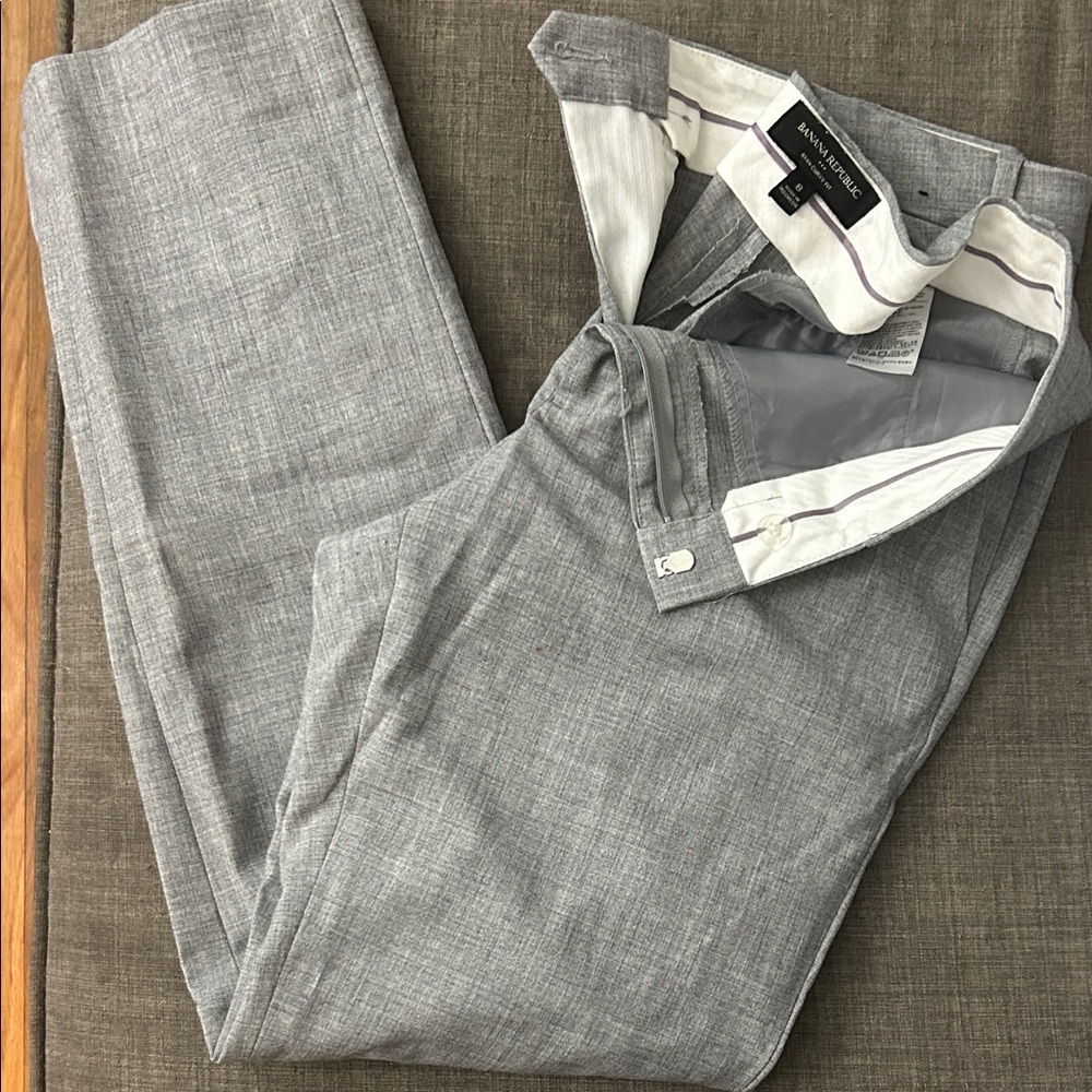 Banana Republic Women's Gray Dress Trousers - Ryan curvy fit